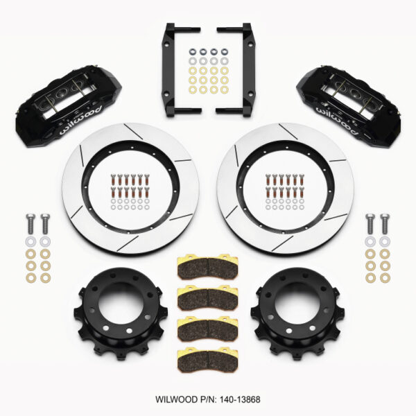 Wilwood TX6R Rear Kit 15.50in Black 2005-2012 Ford F250/F350 4WD