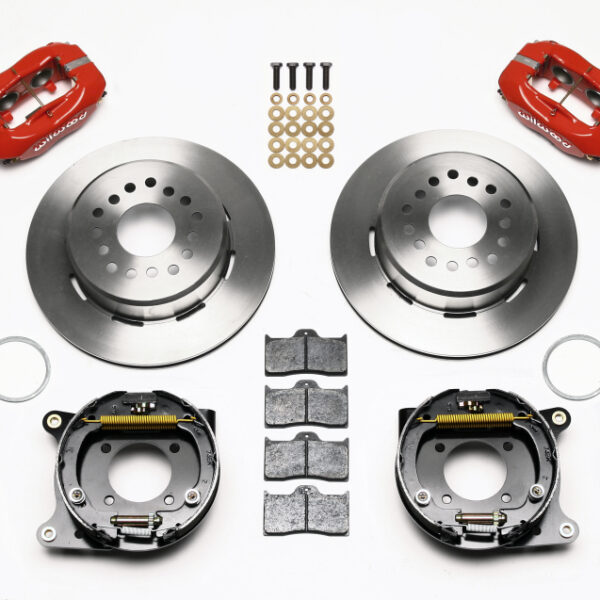 Wilwood Forged Dynalite P/S Park Brake Kit Red 93-97 Camaro/Firebird