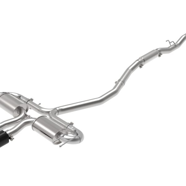 aFe Takeda 3in 304 SS Cat-Back Exhaust System w/Black Tips 17-20 Honda Civic Sport L4-1.5L (t)