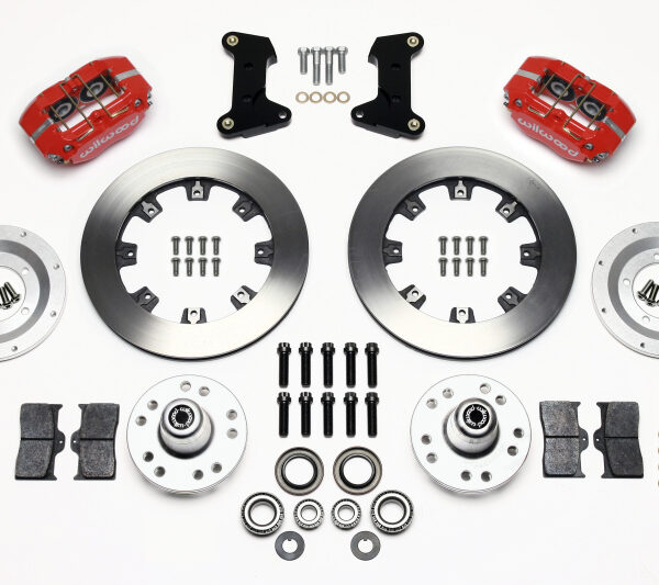 Wilwood Dynapro Dust-Boot Front Kit 12.19in Red 74-80 Pinto/Mustang II Disc Spindle only