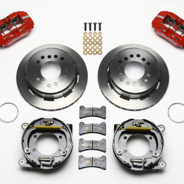 Wilwood Dynapro Low-Profile 11.00in P-Brake Kit - Red 93-97 Camaro/Firebird 2.75in Offset
