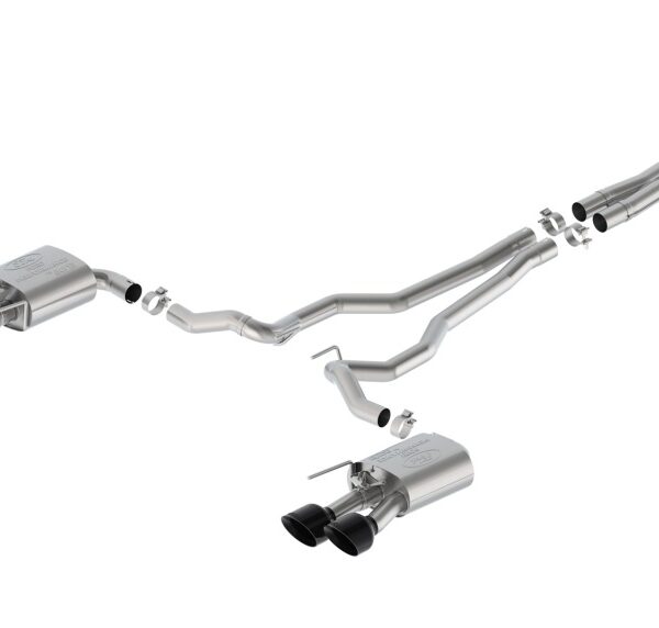 Ford Racing 2024 Mustang 5.0L Sport Cat-Back Exhaust W/Valance - Black Tips