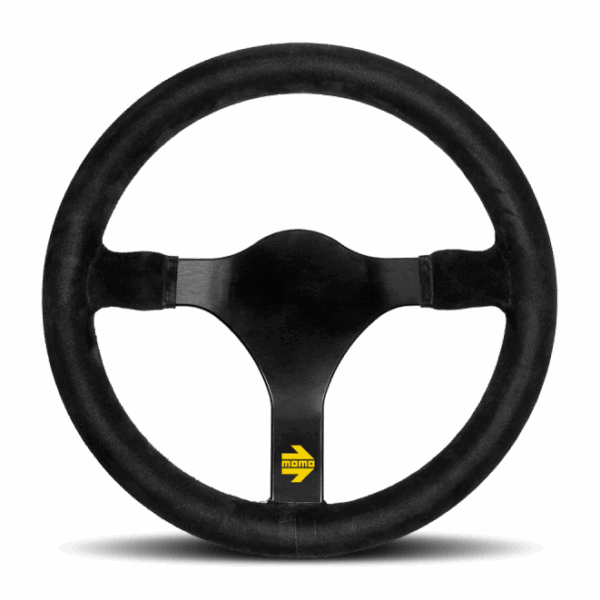 Momo MOD31 Steering Wheel 320 mm -  Black Suede/Black Spokes