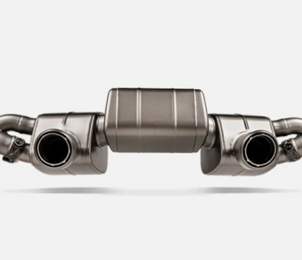Akrapovic 2022+ Porsche 718 Cayman GT4 RS Slip-On Race Line (Titanium)