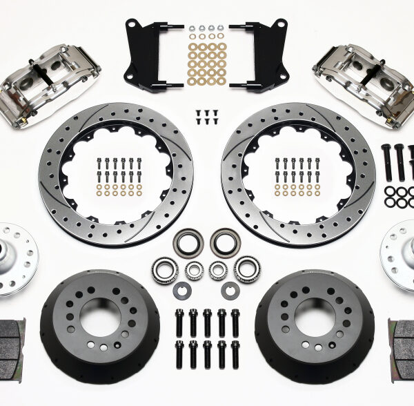 Wilwood Narrow Superlite 6R Front Hub Kit 12.88in Drill Pol 67-69 Camaro 64-72 Nova Chevelle