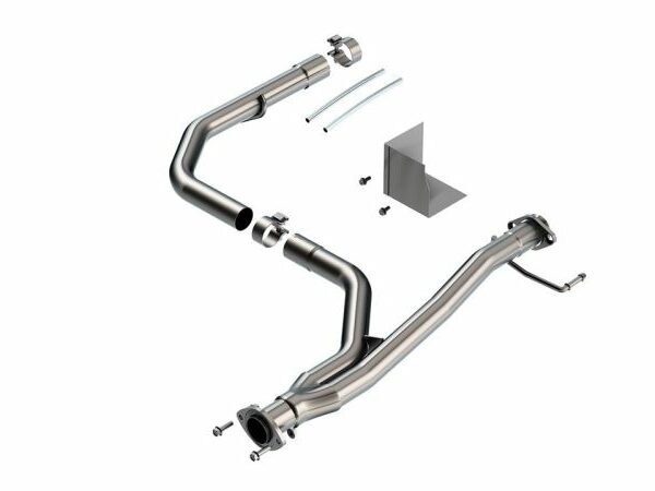 Borla 2021-2022 Toyota Tacoma 3.5L V6 T-304 Stainless Steel Y-Pipe - Brushed