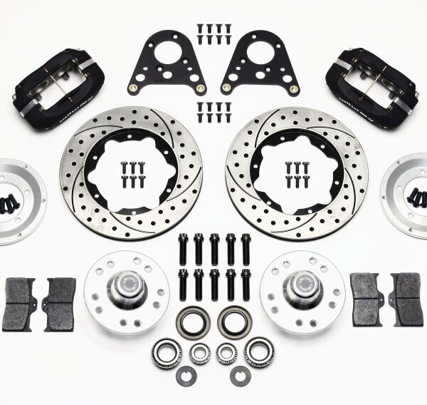 Wilwood Forged Dynalite Front Kit 10.75in Drilled Rotor Art Morrison Strut