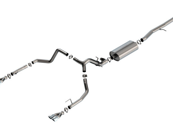 Borla 2024 Chevy Silverado 1500 6.2L V8 Touring Catback Exhaust w/ Simulator - Chrome