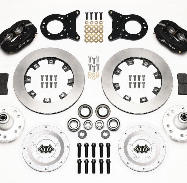 Wilwood Forged Dynalite Front Kit 12.19in 1970-1973 Mustang Disc & Drum Spindle