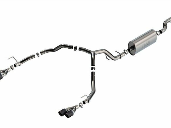 Borla 21-22 Chevrolet Tahoe 5.3L V8 2/4WD 4DR 3in/2.75in Touring Cat-Back Exhaust -Carbon Fiber Tips