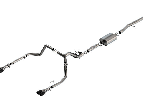 Borla 2024 Chevy Silverado 1500 6.2L V8 ATAK Catback Exhaust w/ Simulator - Black Chrome