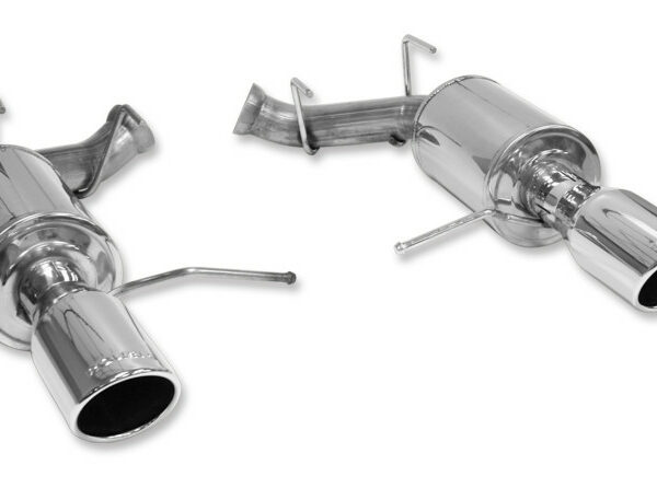 Roush 2011-2014 Ford Mustang V8 Enhanced Sound Dual Axle-Back w/ Round Tips