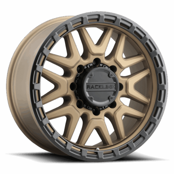 Raceline 953BZ Krank 18x9in / 6x139.7 BP / 18mm Offset / 106.1mm Bore - Bronze Wheel