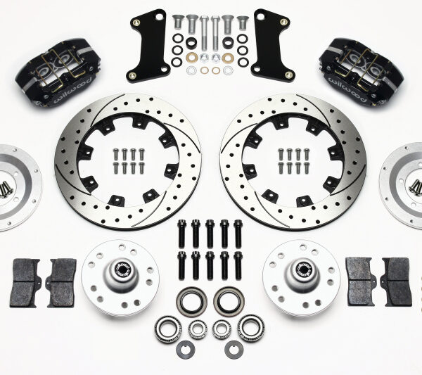 Wilwood Dynapro Dust-Boot Front Kit 12.19in Drilled 67-69 Camaro 64-72 Nova Chevelle