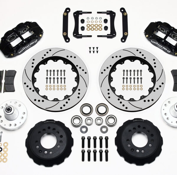 Wilwood Narrow Superlite 6R Front Hub Kit 14.00in Drilled 70-78 Camaro