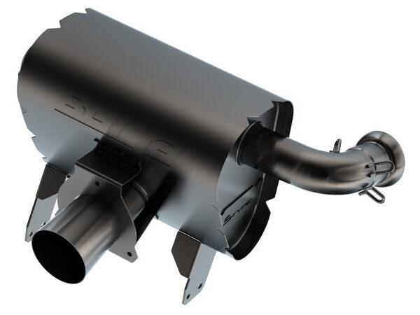 Borla 15-22 Can-Am Maverick X3 900cc Triple Turbo Manifold-Back Exhaust S-Type Muffler -Black Coated