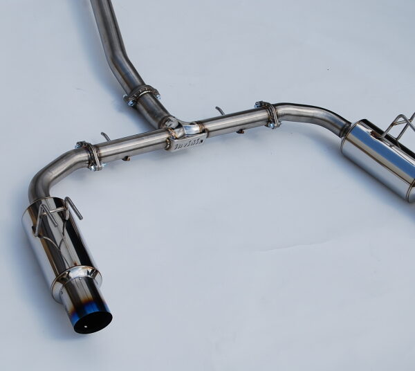 Invidia 2022+ Honda Civic Si (1.5T) 70mm N1 Cat Back Exhaust - Burnt TI Tips