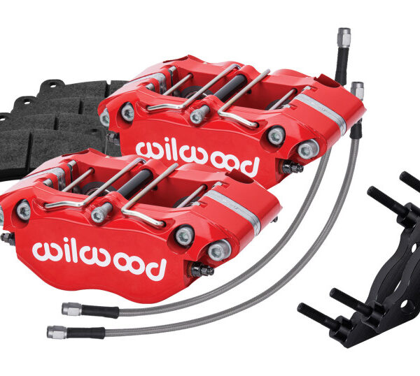 Wilwood 84-89 Porsche 911 Rear Dynapro Caliper Kit 3in MT - Red
