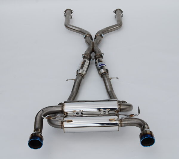 Invidia 2022+ Nissan Z 70mm Gemini Cat Back Exhaust - Rolled TI Tips