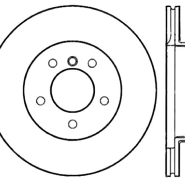 StopTech 99-05 BMW 3-Series Drilled Left Front Rotor