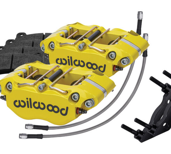 Wilwood 84-89 Porsche 911 Rear Dynapro Caliper Kit 3in MT - Yellow