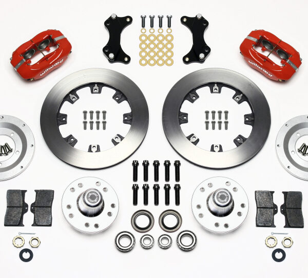 Wilwood Forged Dynalite Front Kit 12.19in Red WWE ProSpindle