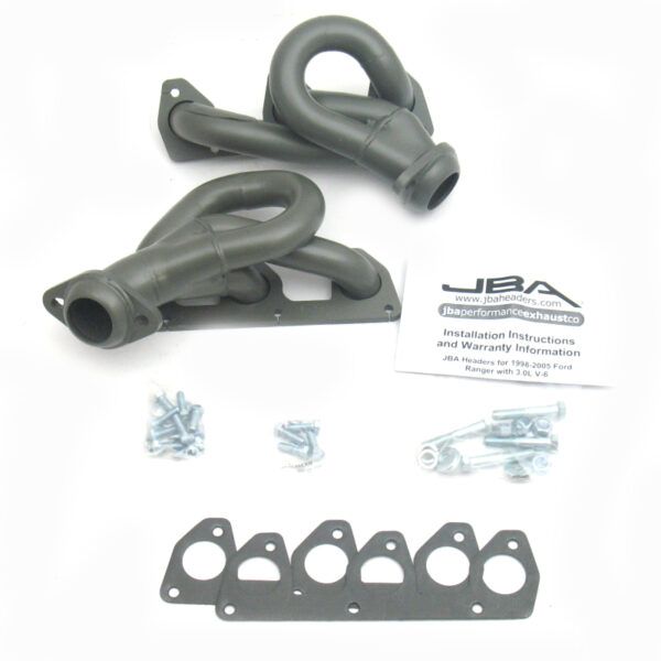 JBA 02-08 Ford Ranger 3.0L V6 w/o EGR 1-1/2in Primary Ti Ctd Cat4Ward Header