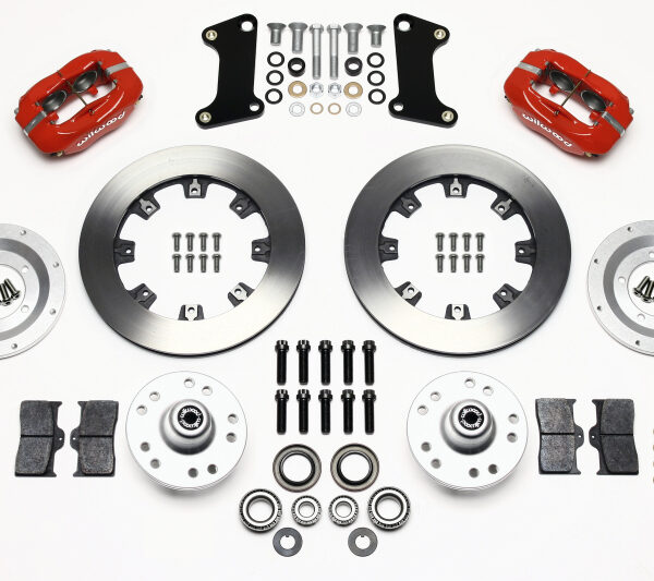 Wilwood Forged Dynalite Front Kit 12.19in Red 67-69 Camaro 64-72 Nova Chevelle