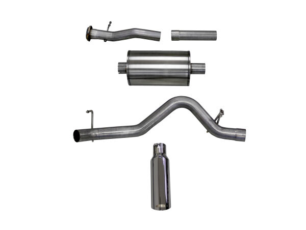 Corsa 2015-2016 Chevy Colorado 3.6L V6 Cat-Back Exhaust 4in SS Db Tip Single Side Exit