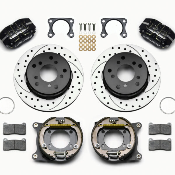 Wilwood Dynapro Lug Mount P/S Park Brake Kit Drilled Big Ford 2.00in Off Bronco 5 x 5.50