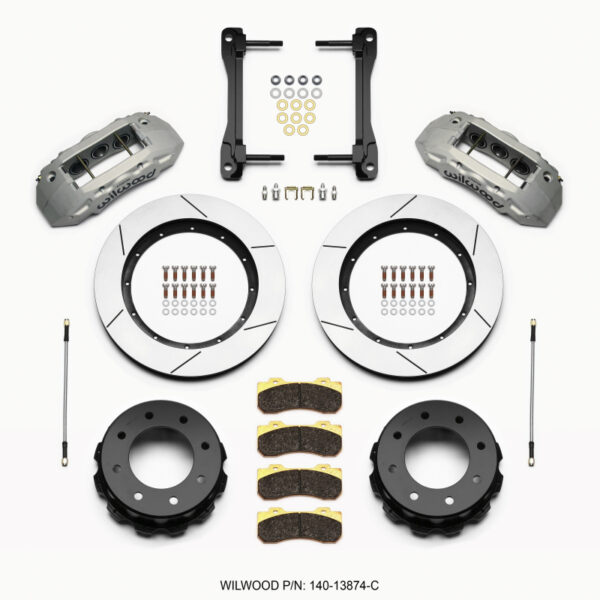 Wilwood TX6R Rear Kit 15.50in Clear Ano 2011-2015 GM Truck/SUV 2500