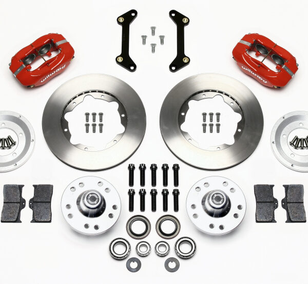 Wilwood Forged Dynalite Front Kit 11.00in Red 79-87 GM G Body