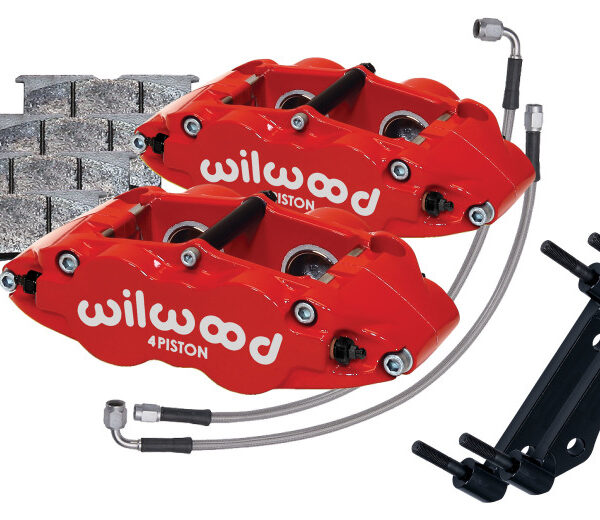 Wilwood 84-89 Porsche 911 Front Superlite Caliper Kit 3.5in MT - Red