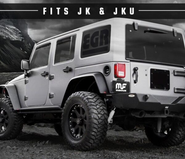 MagnaFlow 07-17 Jeep Wrangler JK 3.8/3.6L Dual Split Rear Exit Black Axle-Back Exhaust