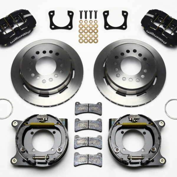 Wilwood Dynapro Low-Profile 11.00in P-Brake Kit Chevy 12 Bolt Spcl 2.81in Off Stag Mount