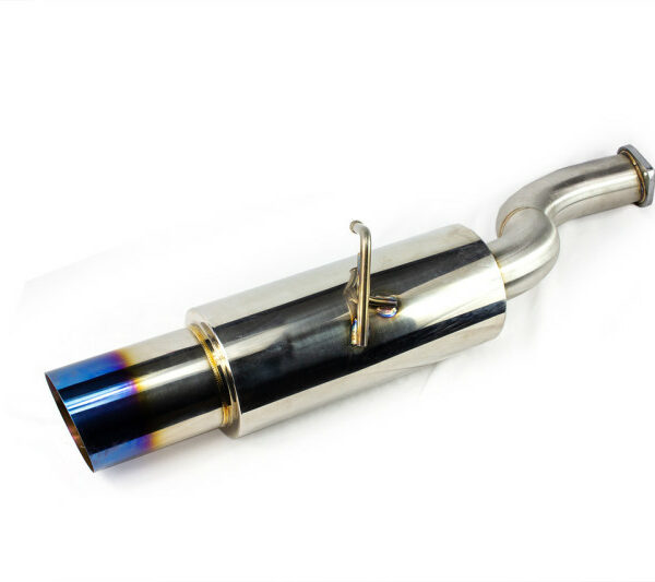 ISR Performance GT Single Exhaust - 2009+ Hyundai Genesis Coupe 2.0T - Burnt Tips