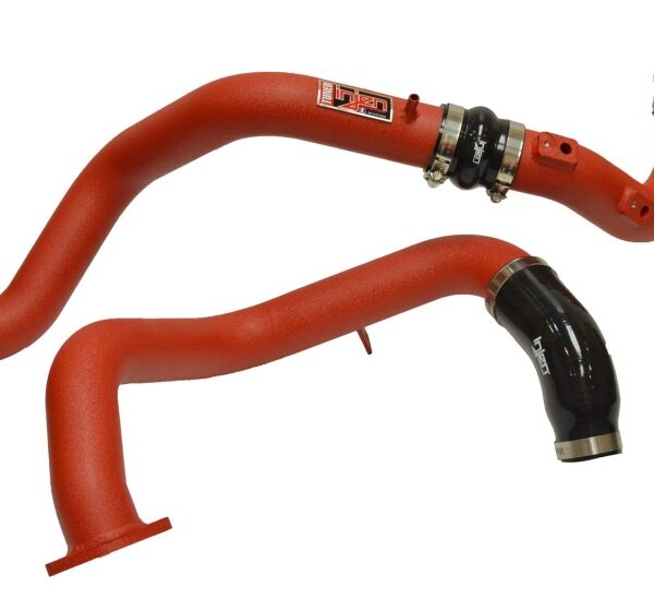 Injen 16-20 Honda Civic 1.5L Turbo Aluminum Intercooler Piping Kit - Wrinkle Red