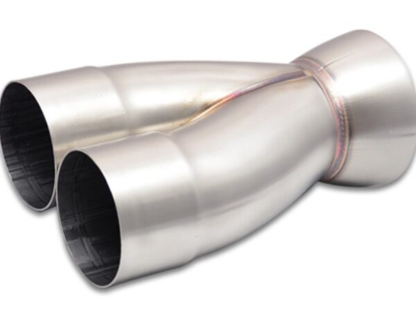 Vibrant 2-1 SS Merge Collectors (3in Inlet Slipover ID 4in Outlet OD) - Sold Individually
