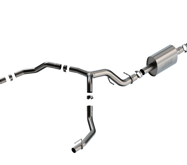 Borla 21-22 Cadillac Escalade 6.2L V8 2/4WD 4DR S-Type Cat-Back Exhaust w/ Factory Bezel Tips