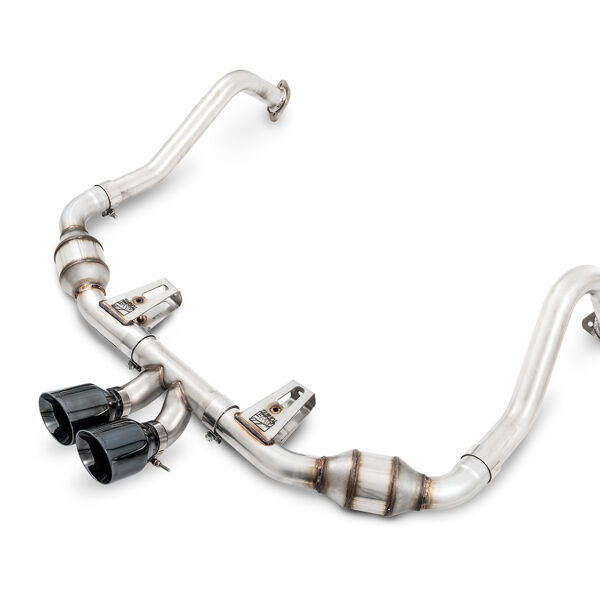 AWE Tuning Porsche 718 Boxster / Cayman Touring Edition Exhaust - Diamond Black Tips