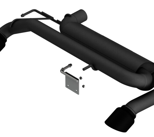 Borla 21-22 Ford Bronco 2.3L 4WD ATAK Axle Back Exhaust w/ Black Coated Tips