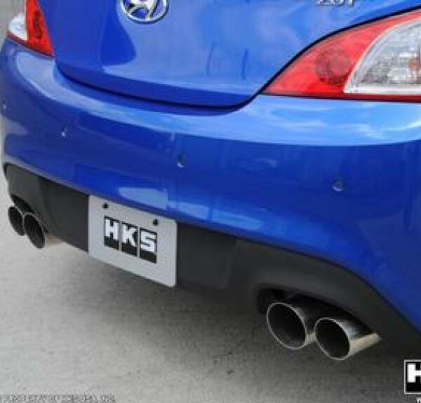 HKS 10+ Genesis V6 & 2.0L Turbo Legamax Premium Rear Section Exhaust (OVERSIZED SHIPPING)