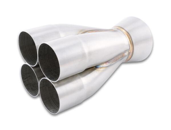 Vibrant 4-1 Merge Collector 2.375in Inlet I.D. Merge O.D. - 3.50in Outlet O.D. - 4.00in