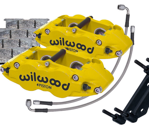 Wilwood 69-83 Porsche 911 Front Superlite Caliper Kit 3.5in MT - Yellow