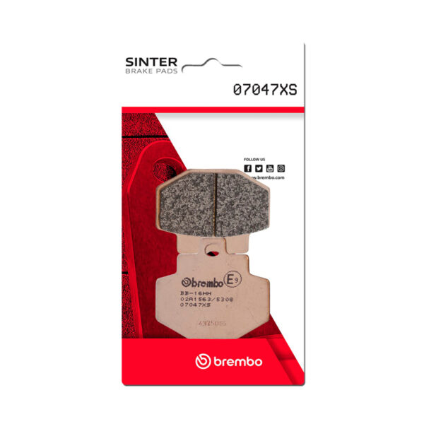 Brembo OE 00-05 Piaggio Vespa GT 60 250cc Brake Pad - Rear