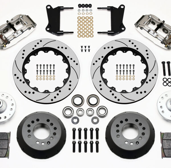 Wilwood Narrow Superlite 6R Front Hub Kit 14.00in Drill Pol 67-69 Camaro 64-72 Nova Chevelle