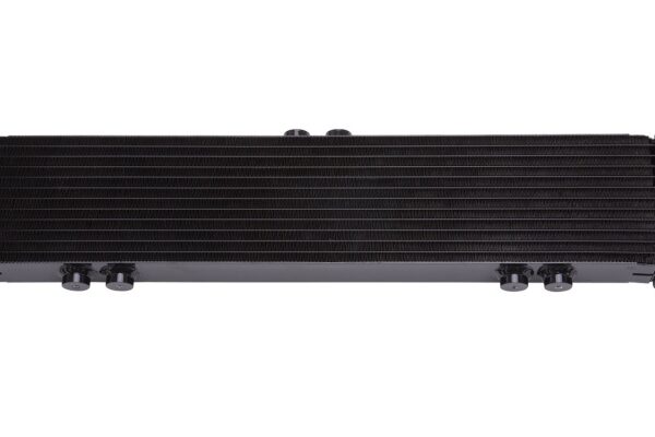 Edelbrock Heat Exchanger Single Pass Dual Row 22 000 Btu/Hr 26 5In W X 5In H X 2 62In D Black