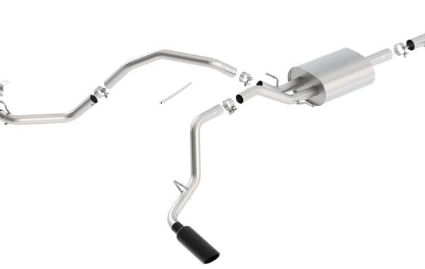 Borla 14-18 GMC Sierra 1500 5.3L Reg Cab 78.8in Bed 2.75 to 2.25in Atak Catback (Black Chrome Tip)