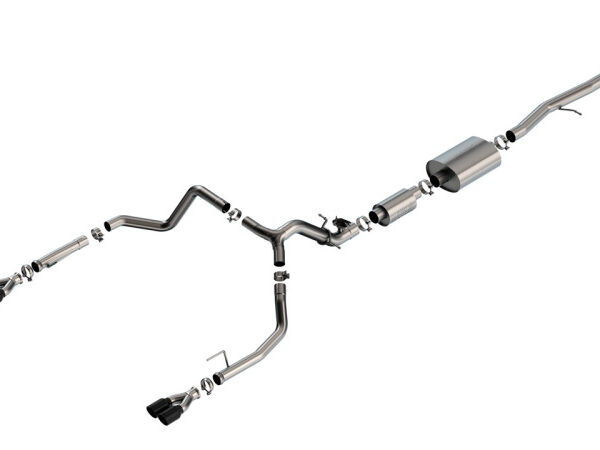Borla 2024 Chevy Silverado 1500 6.2L V8 S-Type Catback Exhaust w/ Simulator - Black Chrome