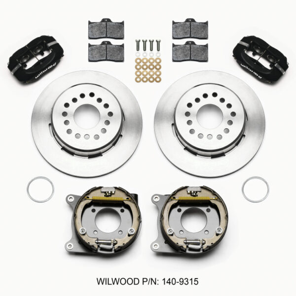 Wilwood Forged Dynalite P/S Park Brake Kit 12 Bolt 2.75in offset Staggered Shock